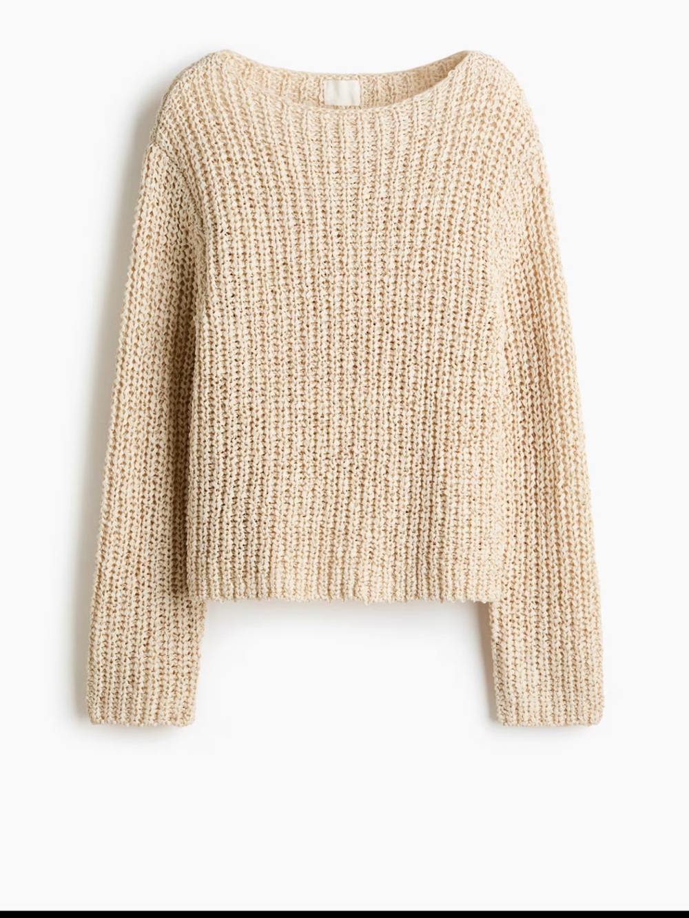Open weave sweater